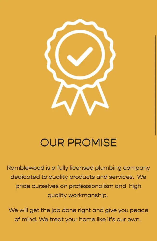 Reliable drain cleaning service in Dittmer, MO - Ramblewood Plumbing
