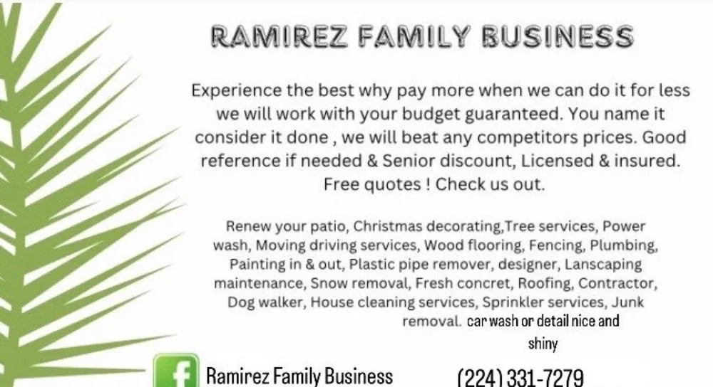 Slide of Ramirez Family Business