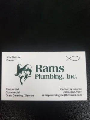 Rams Plumbing Logo