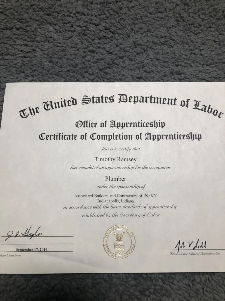 Slide of Ramsey Plumbing