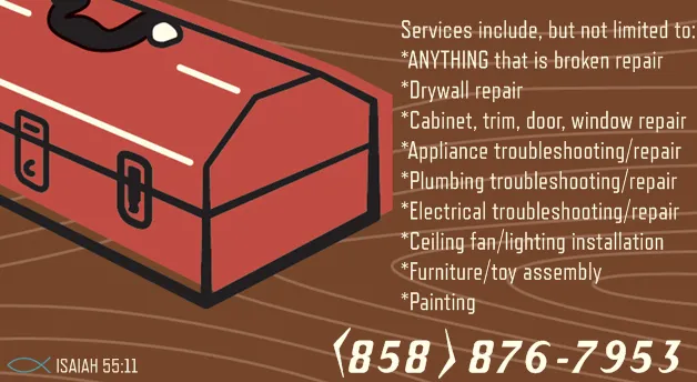 Slide of Rancho Bernardo Handyman