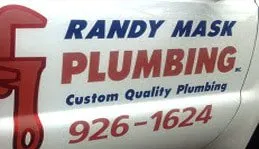 Randy Mask Plumbing Logo