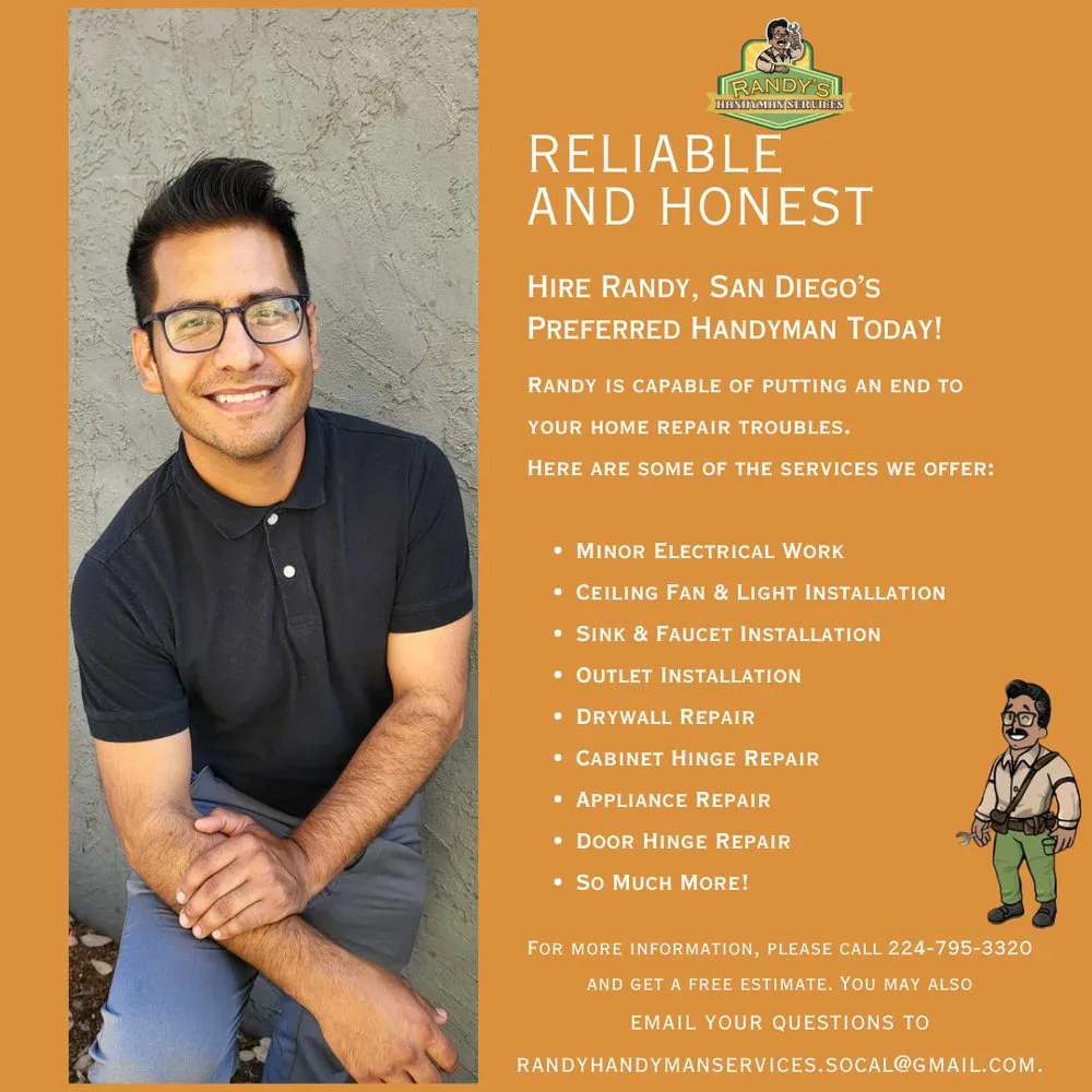 Trusted pipe repair for homes in San Diego, CA by Randy's Handyman Services