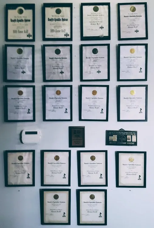 Slide of Randy's Sprinkler Systems