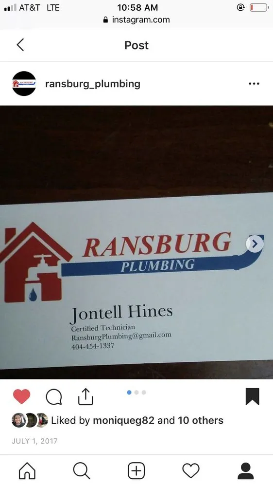 Slide of Ransburg Plumbing
