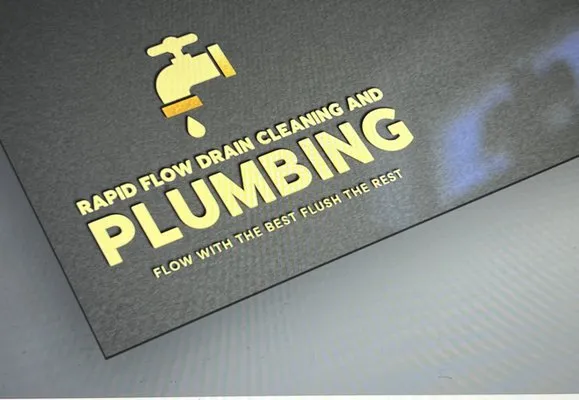 Rapid Flow Drain Cleaning And Plumbing Logo