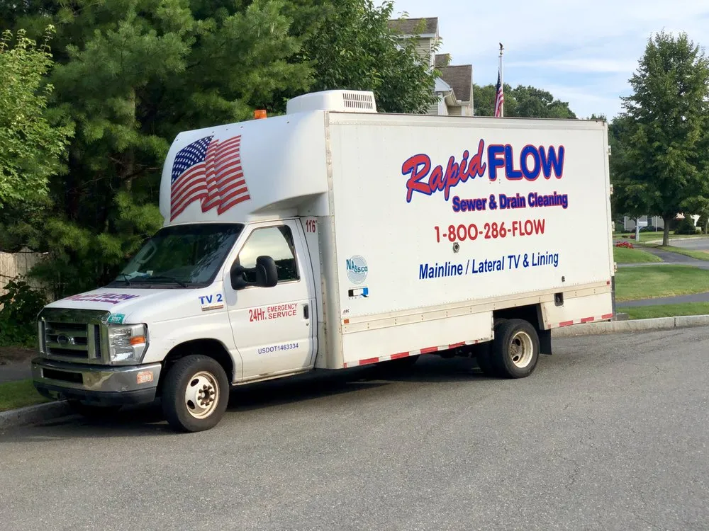 Slide of Rapid Flow Drain Cleaning