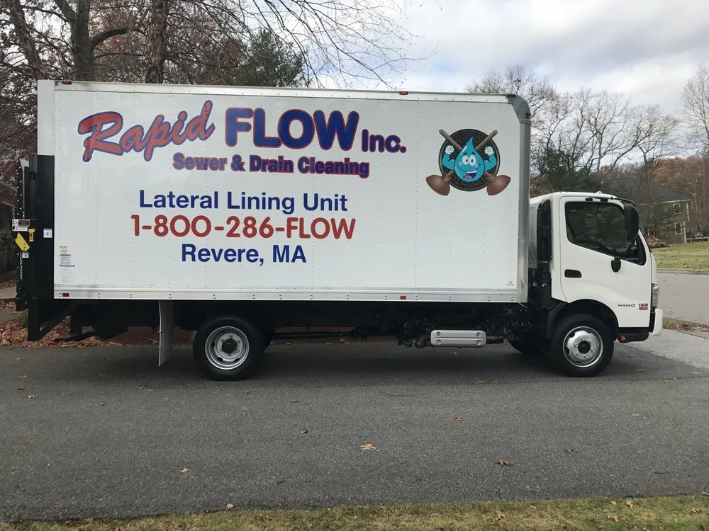 Slide of Rapid Flow Drain Cleaning