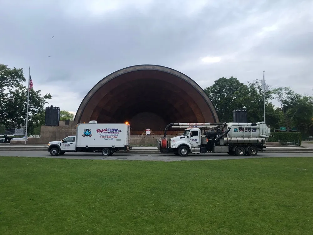 Slide of Rapid Flow Drain Cleaning