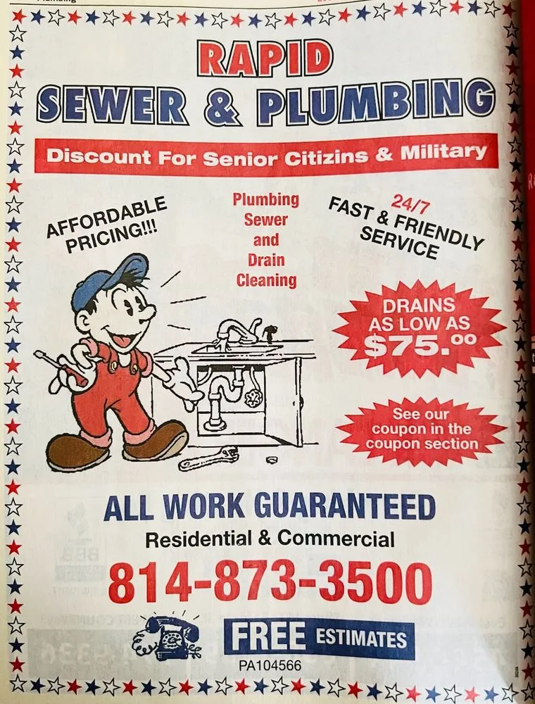 Slide of Rapid Sewer & Plumbing