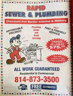Rapid Sewer & Plumbing Logo