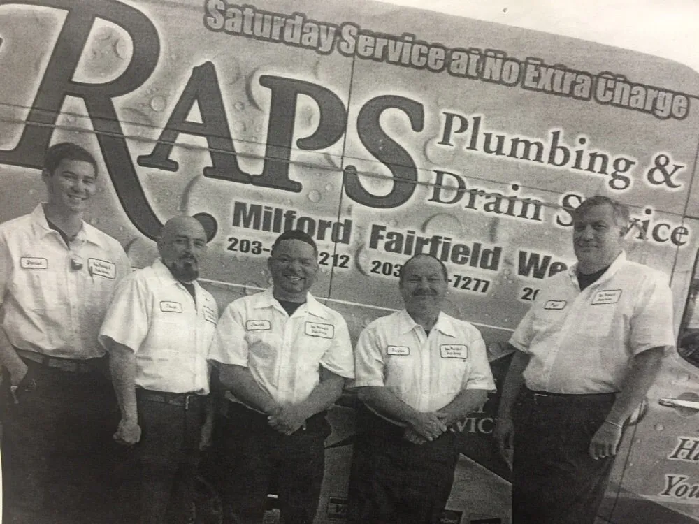 Slide of RAPS Plumbing Heating Cooling & Drain services