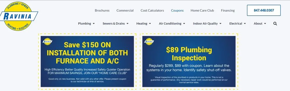 Slide of Ravinia Plumbing