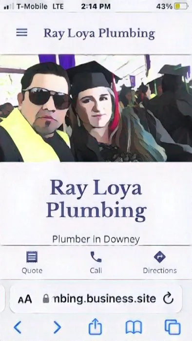 Slide of Ray Loya Plumbing