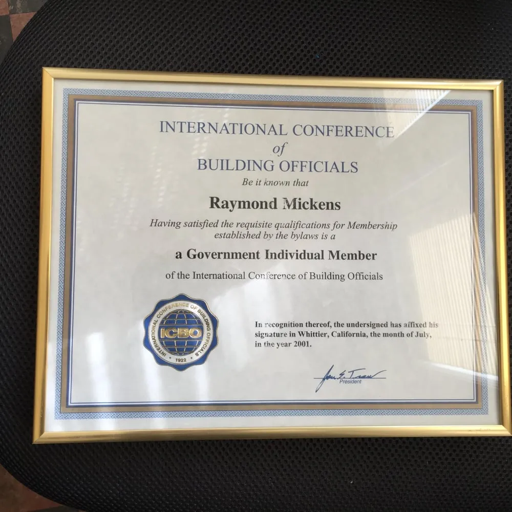 Slide of Ray's Contractors RBSM