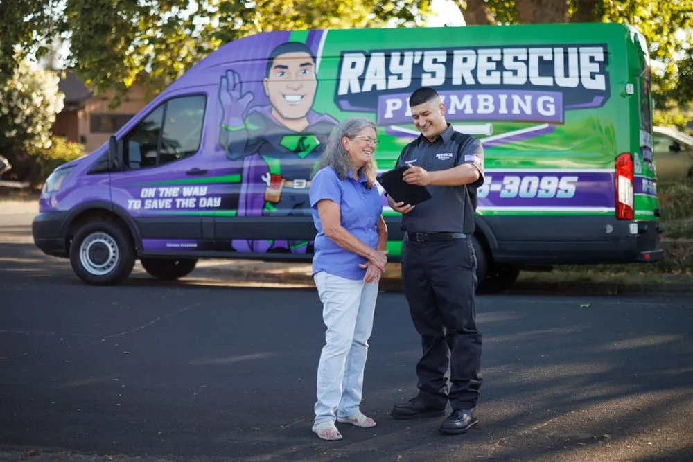 Slide of Ray’s Rescue Plumbing