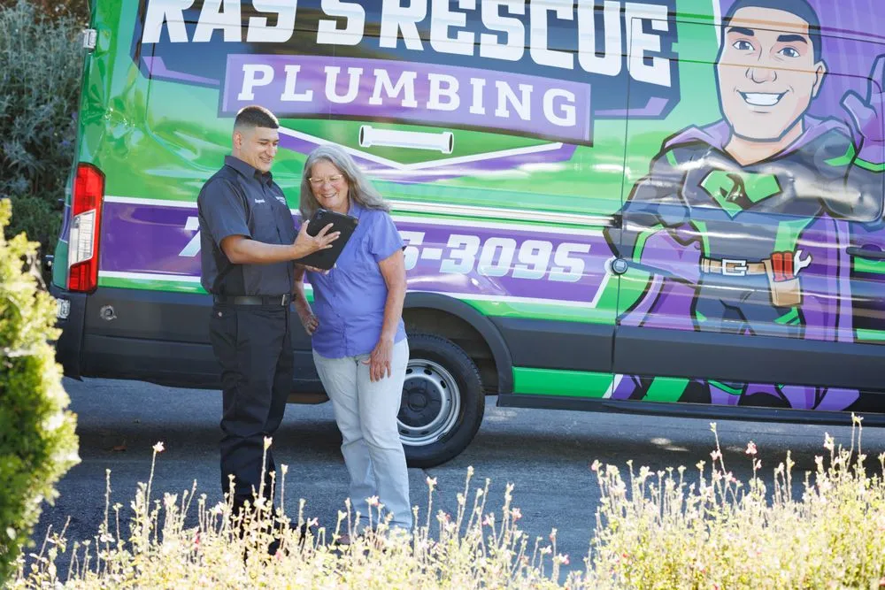 Slide of Ray’s Rescue Plumbing