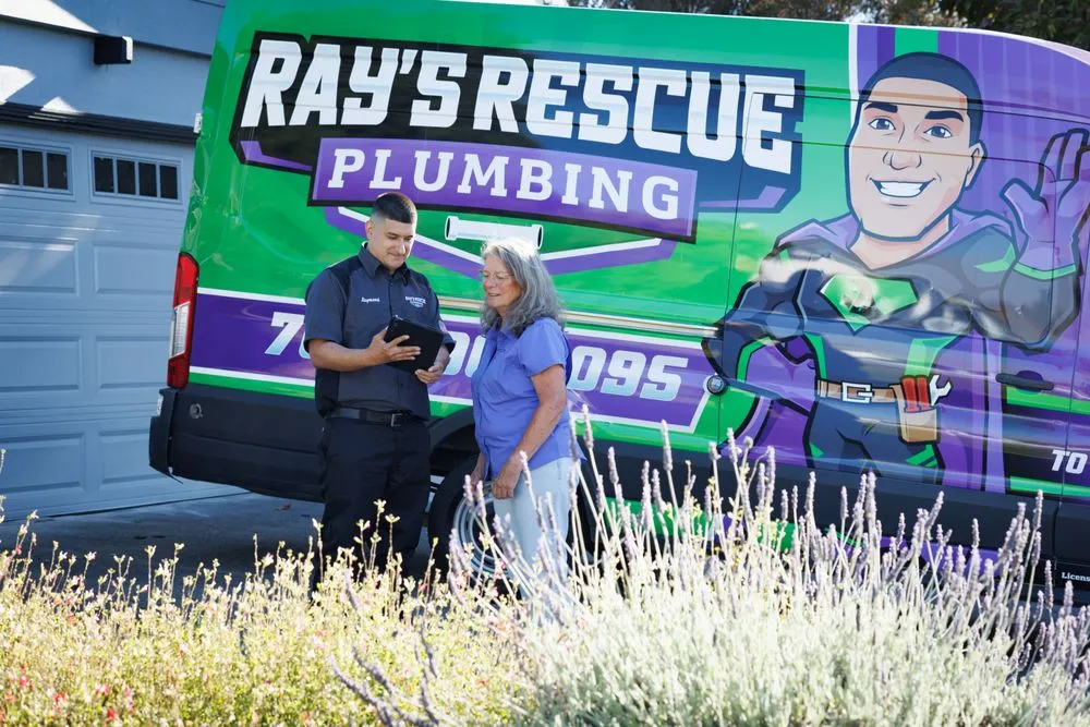 Slide of Ray’s Rescue Plumbing