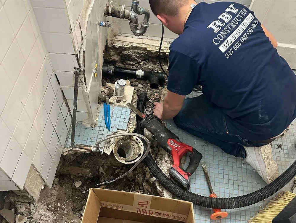 Expert plumbing repair service in Bronx, NY - RBV Construction Corp & Plumbing
