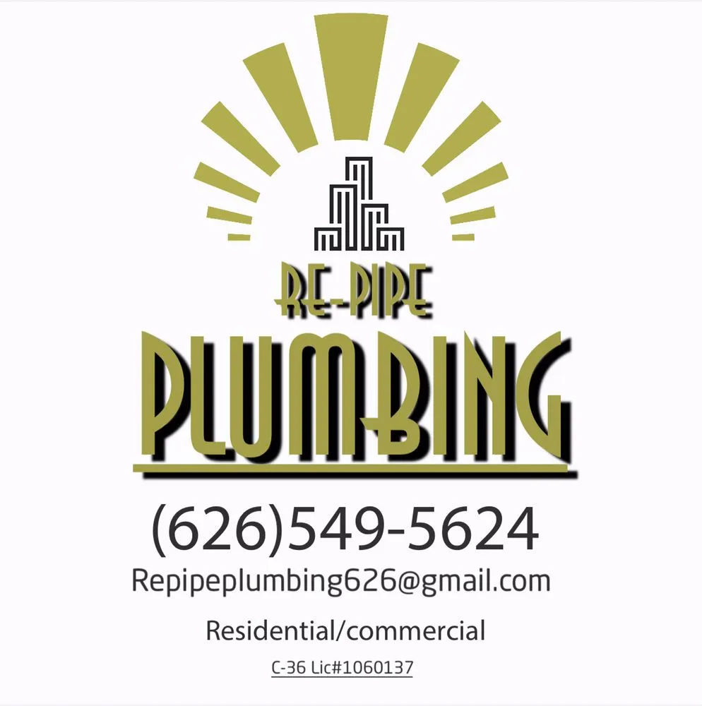 Quality plumbing repair in El Monte, CA by Re-pipe Plumbing