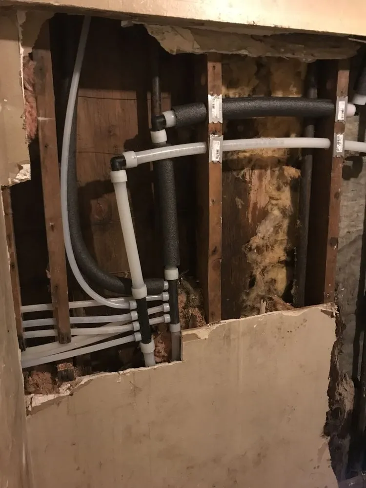 Slide of Re-pipe Plumbing