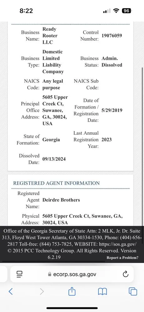 Slide of Ready Rooter Plumbing