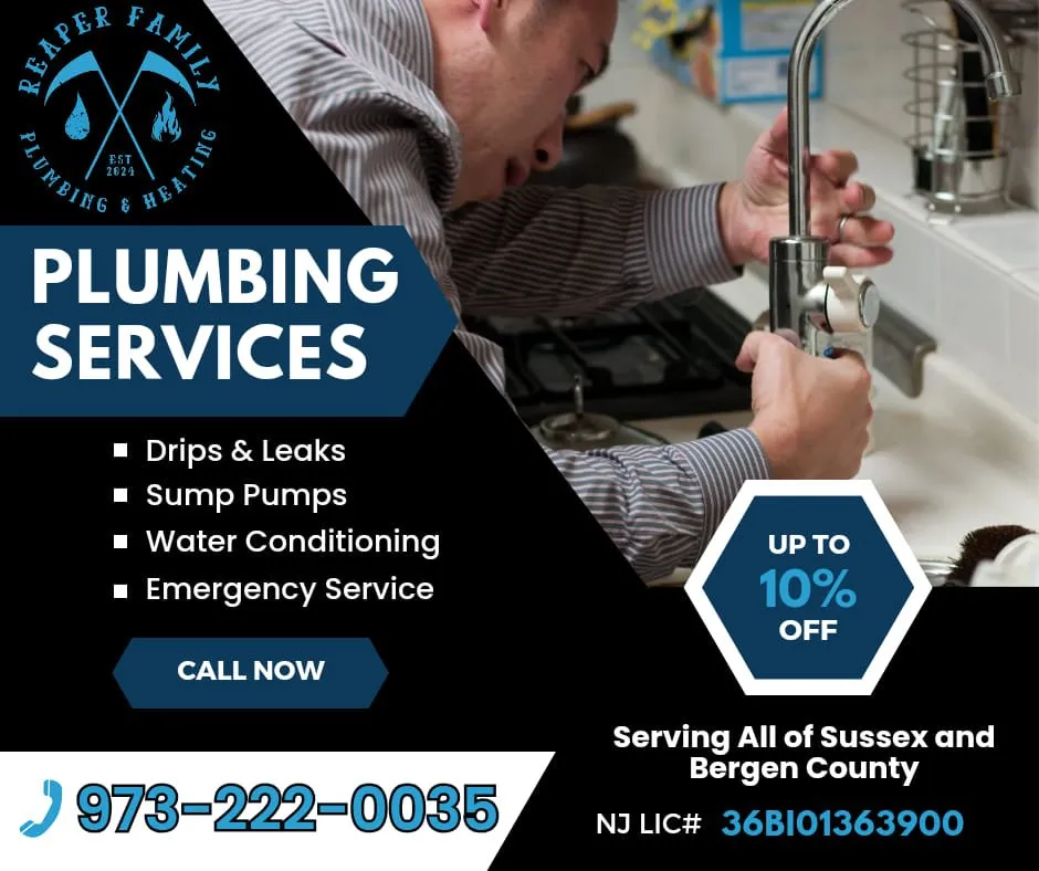 Trusted pipe repair service in Vernon Township, NJ - Reaper Family Plumbing & Heating