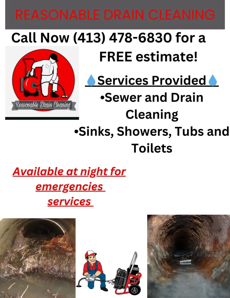 Slide of Reasonable Drain Cleaning