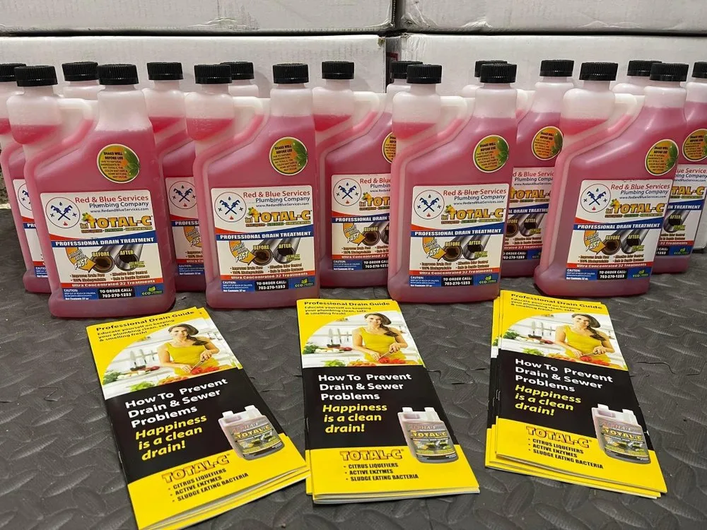 Slide of Red & Blue Services