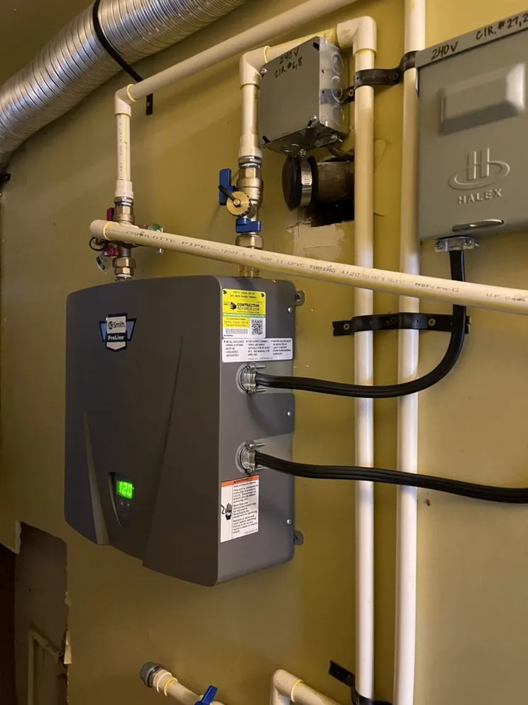 Slide of Red & Blue Services