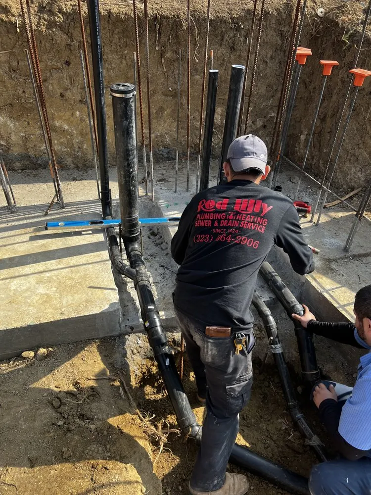 Trusted water heater service experts serving Los Angeles, CA - Red Lilly Plumbing & Rooter