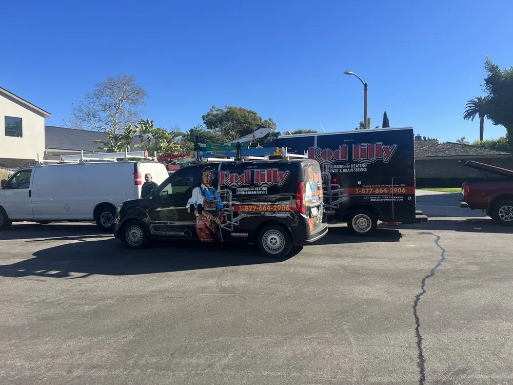 Slide of Red Lilly Plumbing & Rooter