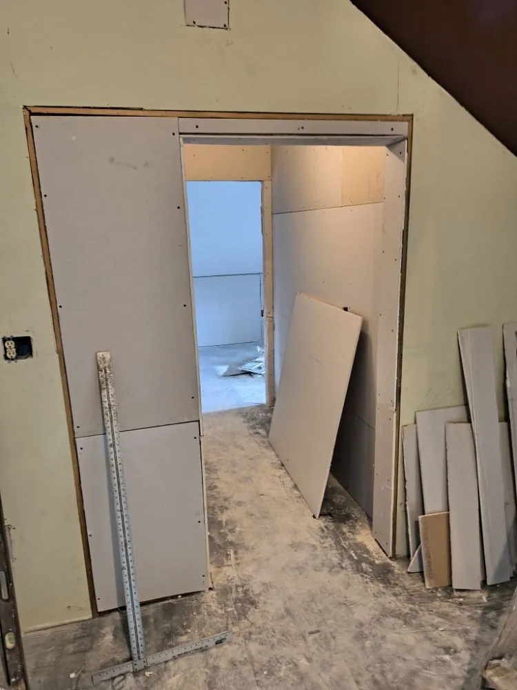 Slide of Red White & Blue Construction