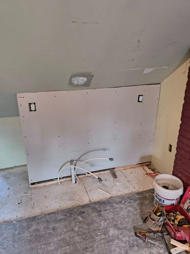 Slide of Red White & Blue Construction