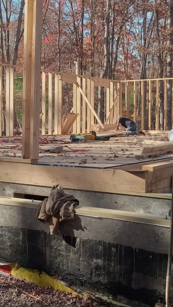 Slide of Red White & Blue Construction