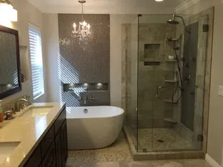 Slide of Red White & Blue HVAC and Plumbing