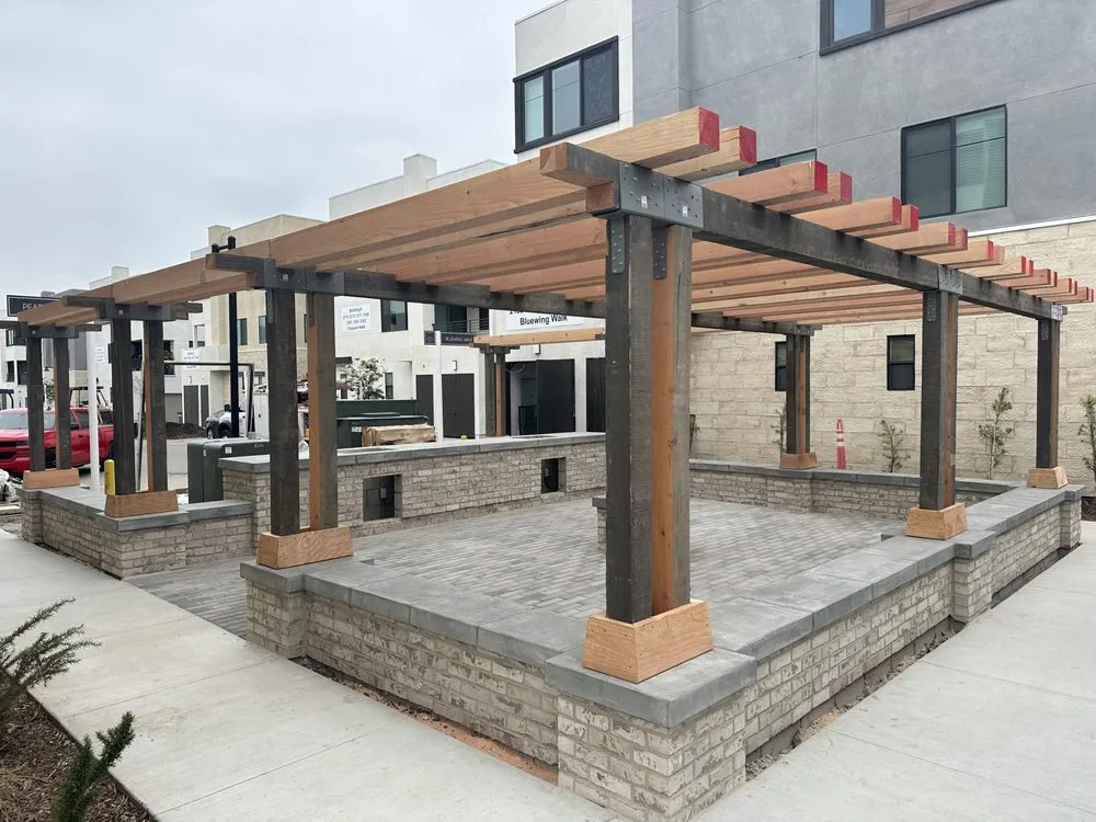 Slide of Red Wood Construction