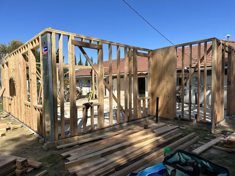 Slide of Red Wood Construction