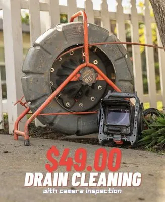 Redline Plumbing & Drains Logo