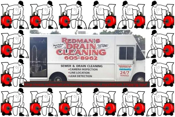Redman's Drain Cleaning Logo