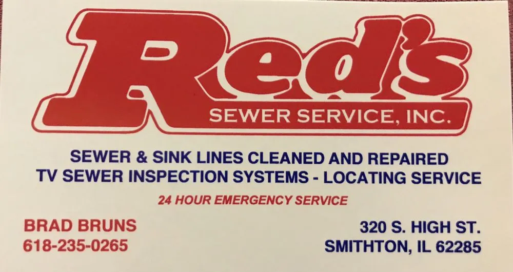 Slide of Red's Sewer Service