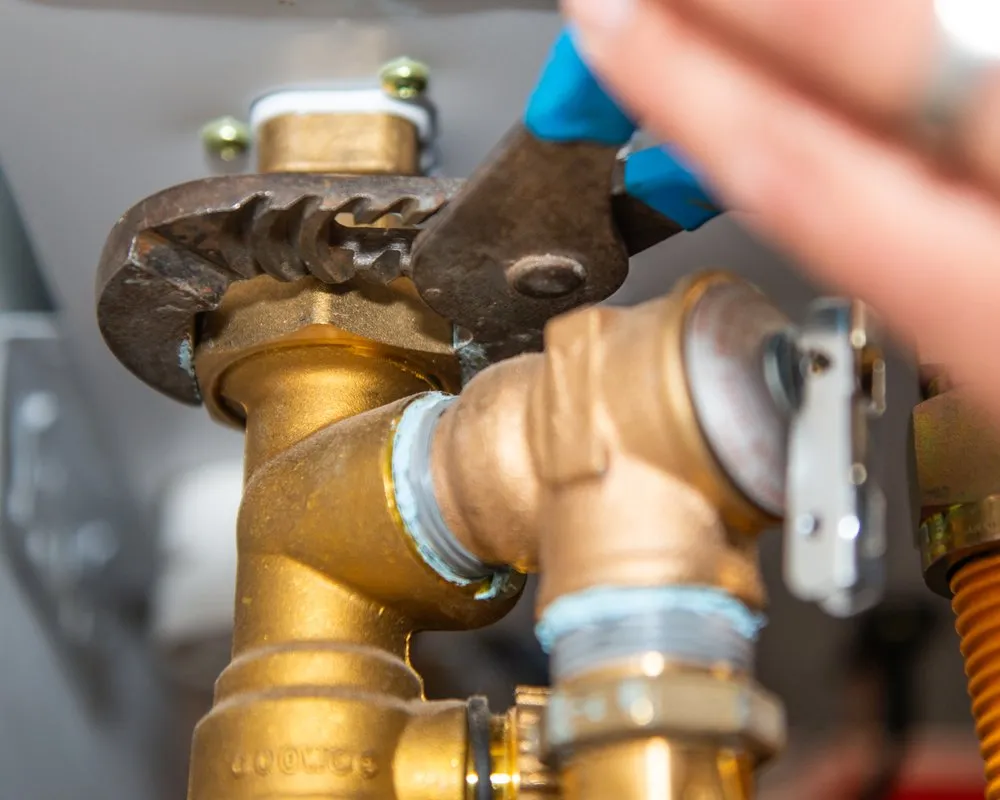 Slide of Redwood Pipe and Drain