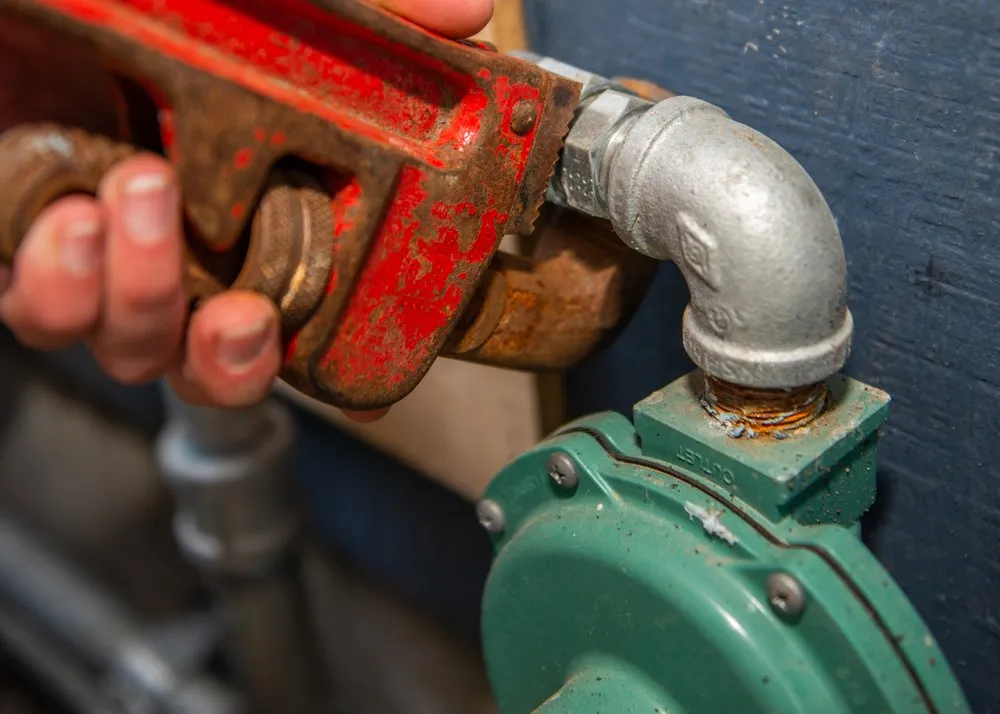 Slide of Redwood Pipe and Drain