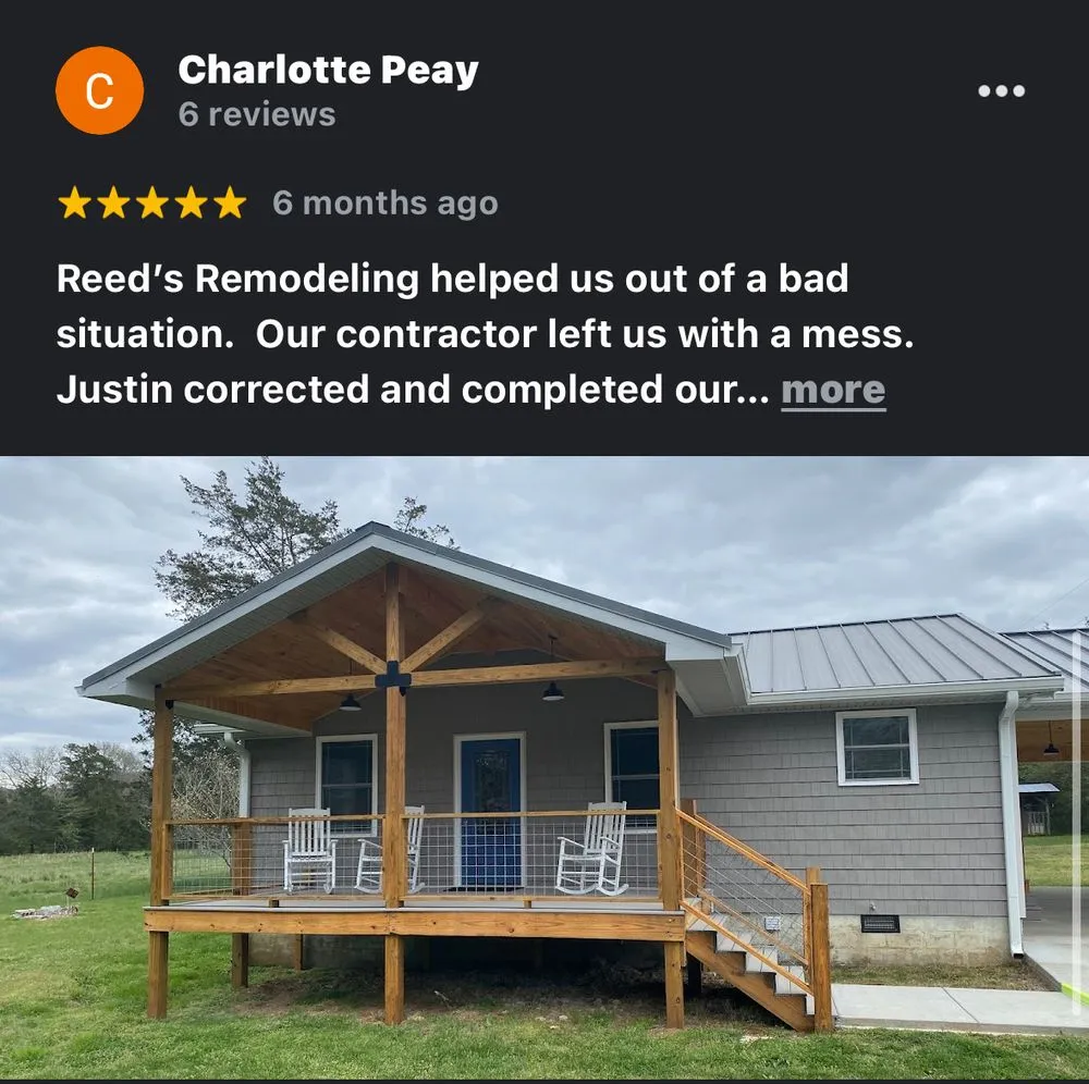 Slide of Reed's Remodeling