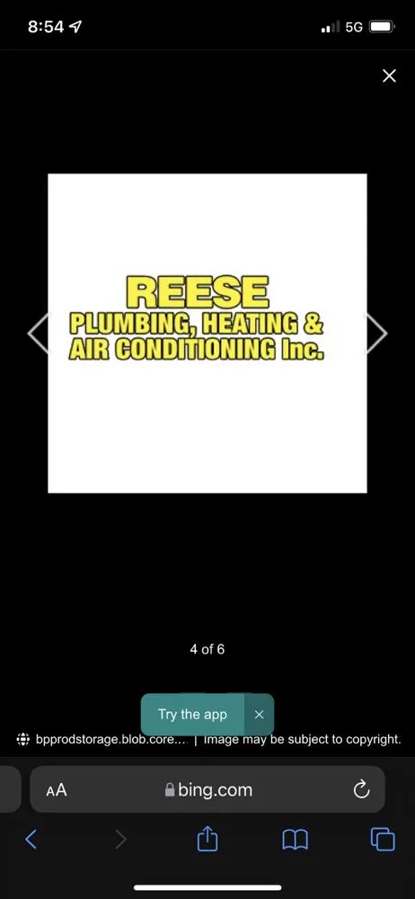 Slide of Reese Plumbing HTG & A/C