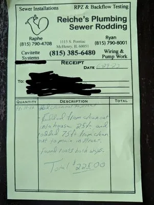 Reiche Sewer Rodding & Plumbing Logo