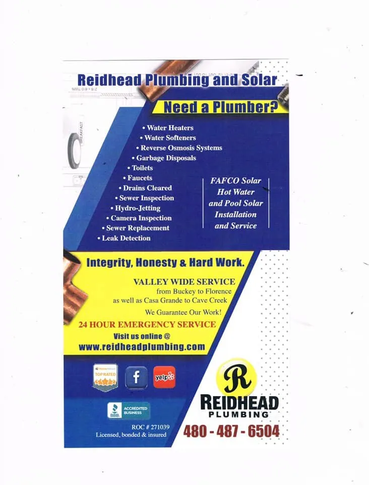 Slide of Reidhead Plumbing & Solar
