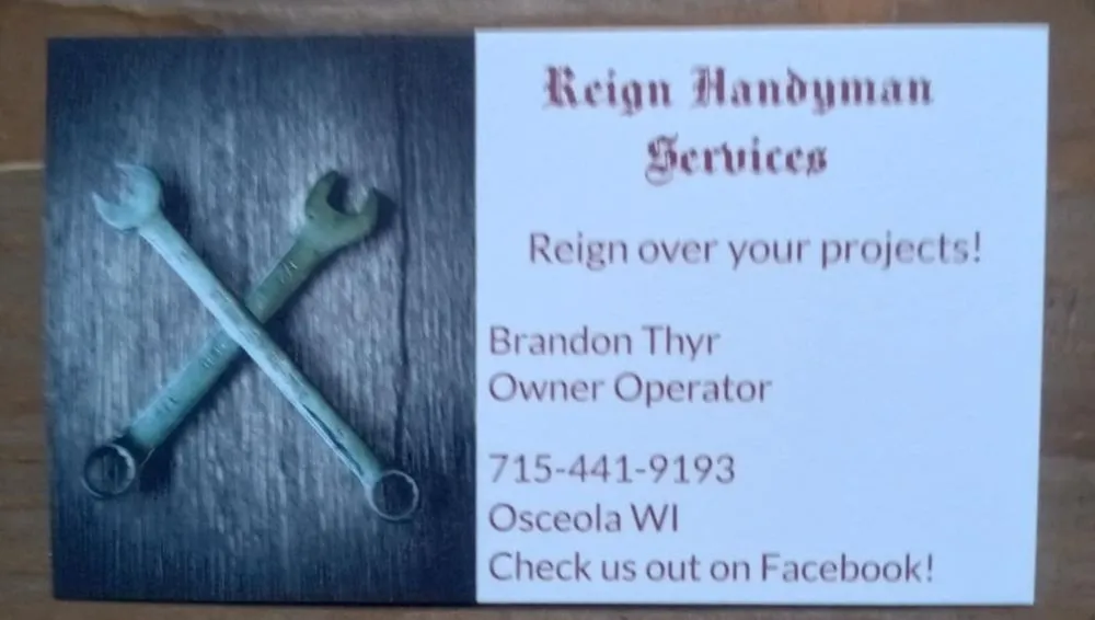Slide of Reign Handyman Services