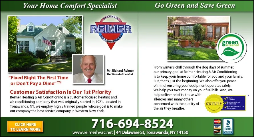 Expert pipe repair experts serving Cheektowaga, NY - Reimer Heating, Cooling & Plumbing