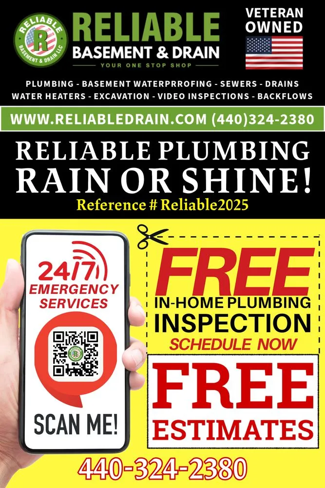 Slide of Reliable Basement and Drain